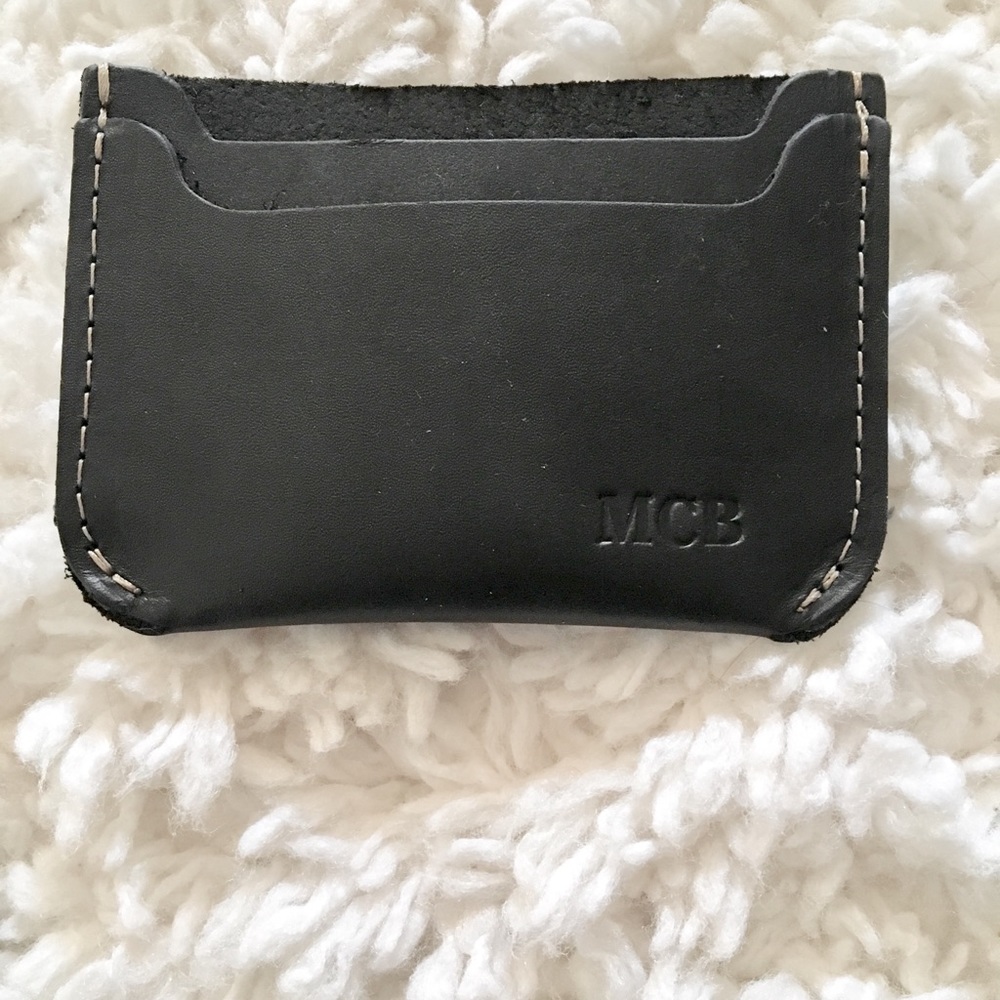 FRONT POCKET DOUBLE SLEEVE FINE LEATHER WALLET